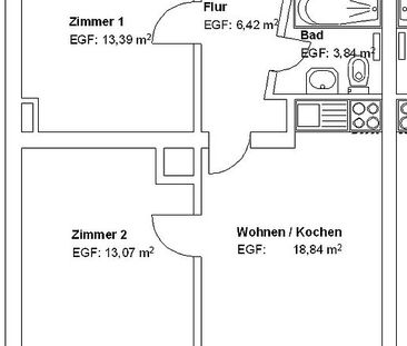 3 ZKB mit Balkon, WG-geeignet, Uninah! - Photo 2