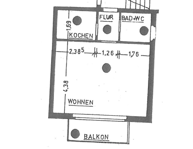 Möblierte 1-Zimmer-Wohnung mit Balkon – Nähe MHH – ab 15.01. frei - Foto 1
