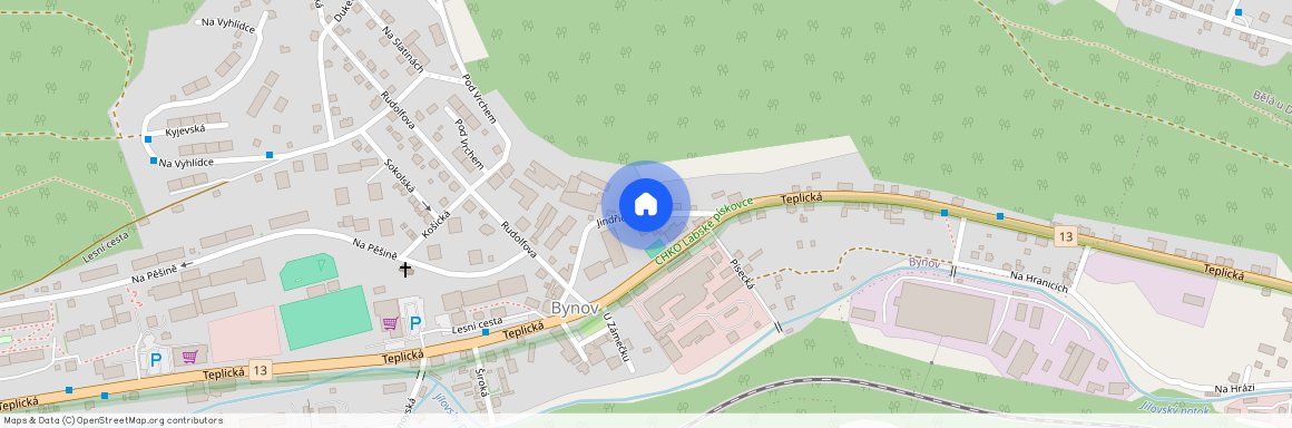 Děčín IX-Bynov, Jindřichova