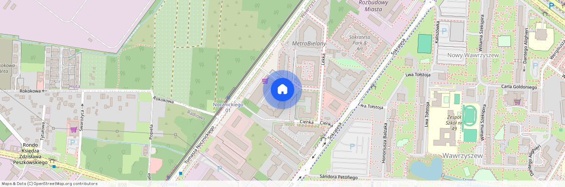 Warszawa, Bielany, Młociny, Nocznickiego