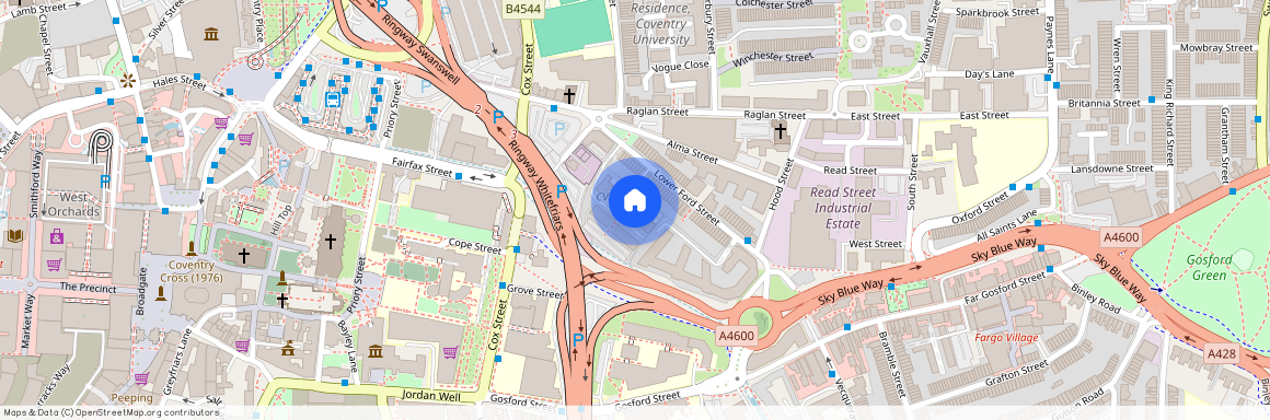 Caister Hall, Conisborough Keep, Lower Ford Street, Coventry, CV1
