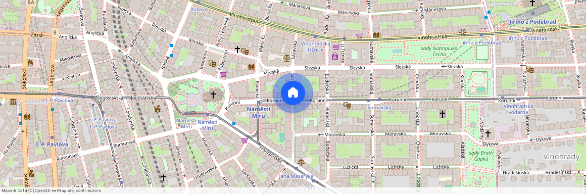 Sázavská, Praha 2 - Vinohrady