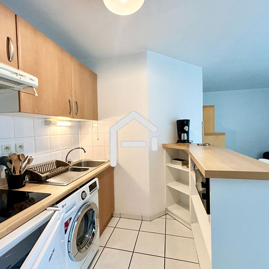 À louer : BONNEFOY T2 avec jardin+terrasse de 40m² meublé - Photo 1
