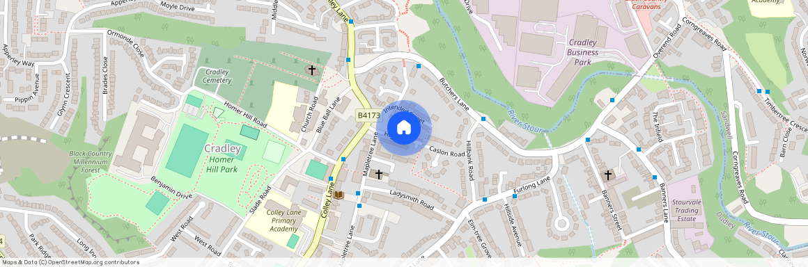 Butchers Lane, Halesowen, West Midlands, B63