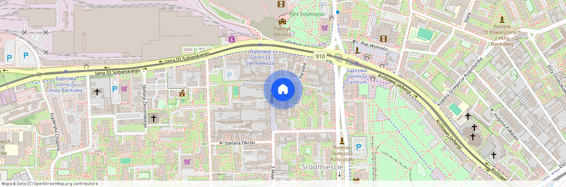 ul. 3 Maja, Śródmieście, Śródmieście, Dąbrowa Górnicza, śląskie