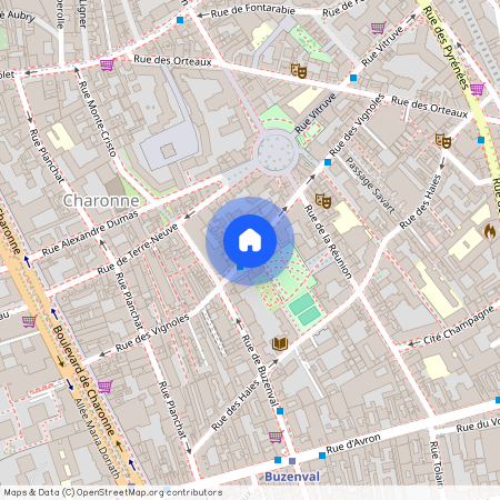 Building Rue des Vignoles - evengestion - 1239556 - PAR, Rue des Vignoles, Paris