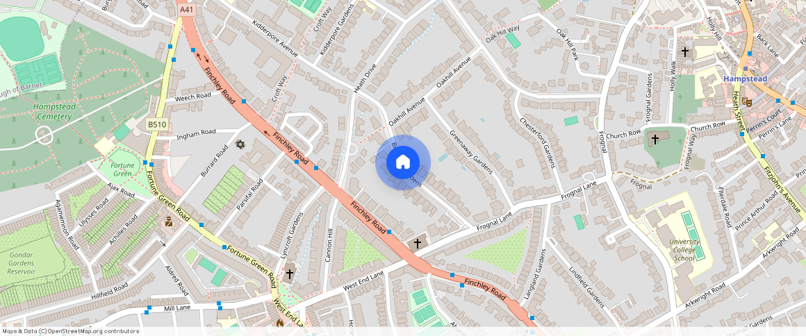 Bracknell Gardens, Hampstead, NW3, London