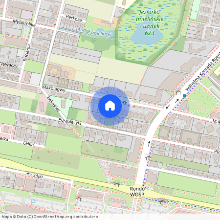 Warszawa Ursynów Imielin, Makolągwy