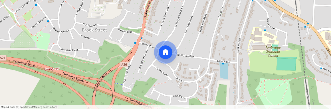 2 Bedroom Terraced House with Garden, Baltic Road, Tonbridge