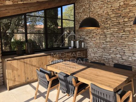 Ménerbes - Sublime mas provençal avec vue sur le Luberon et piscine - Photo 5