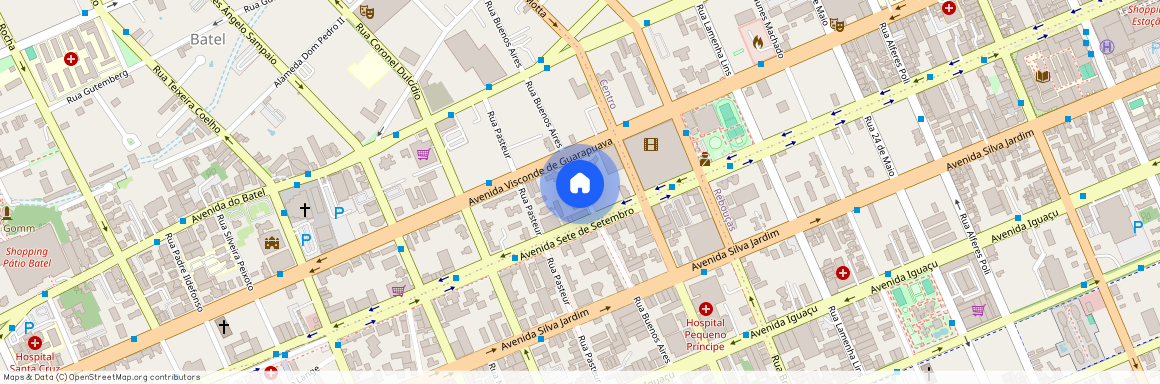Rua Buenos Aires, 486, Batel, Curitiba - PR, 80215, Brazil