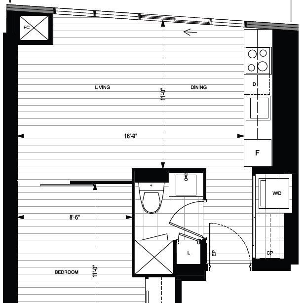 For Lease - 89 Mcgill Street Unit# 2501, Toronto, Ontario - Photo 1