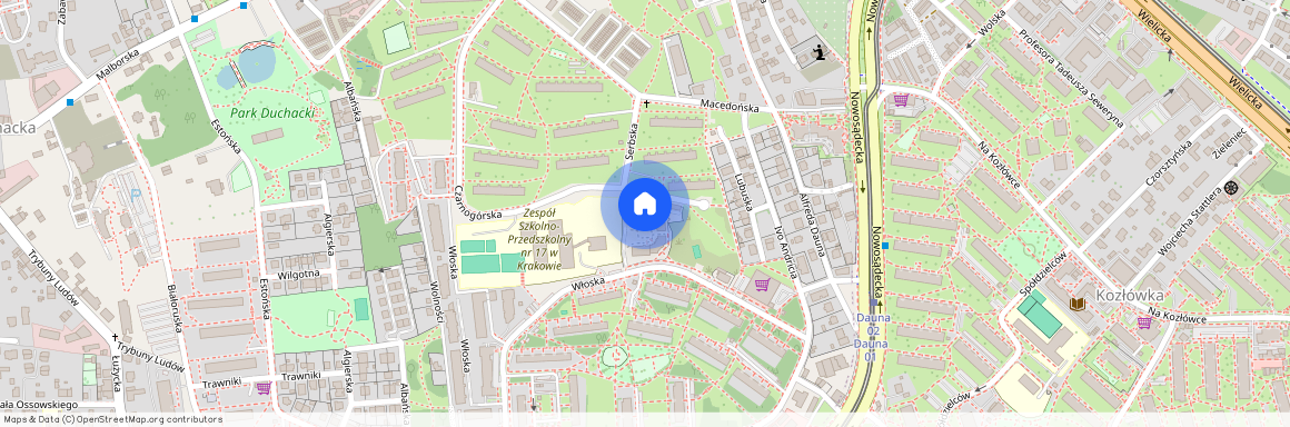 ul. Czarnogórska 18, Wola Duchacka, Podgórze Duchackie, Kraków, małopolskie