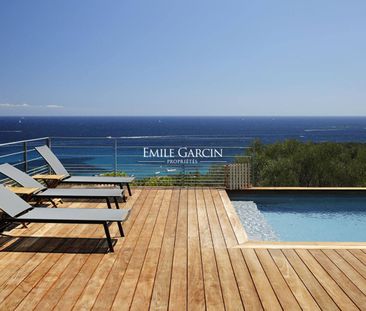 Villa à louer proche de Cala Rossa vue mer, piscine et accés plage ... - Photo 1