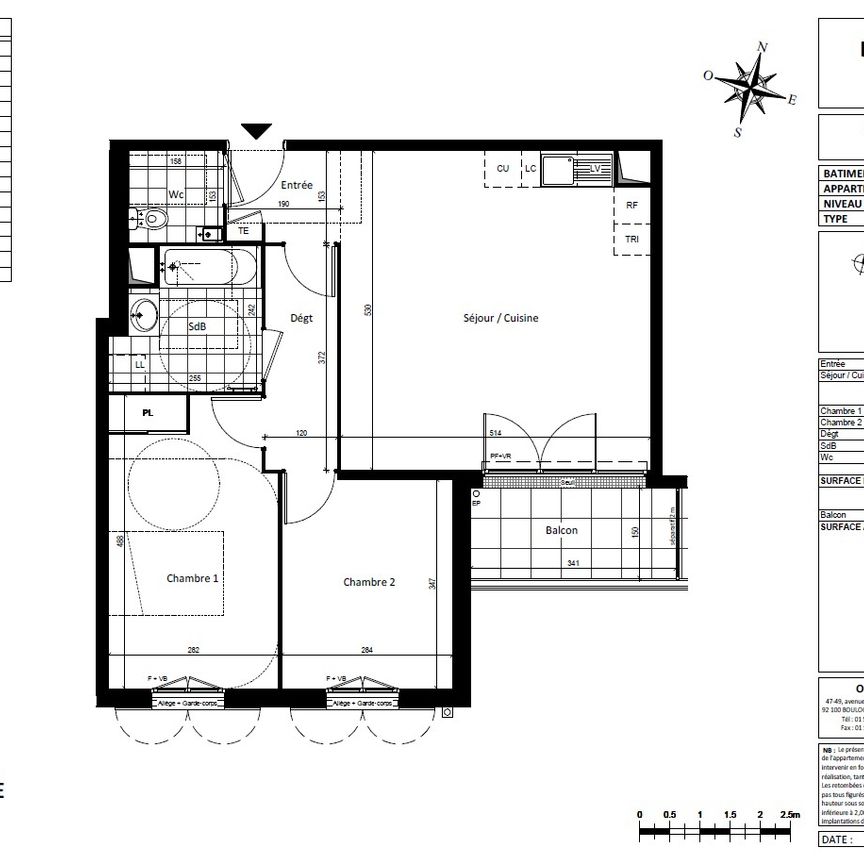Appartement T3 VAUJOURS à louer - Photo 2