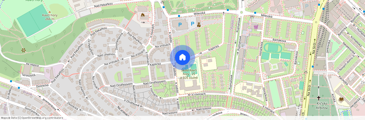 Kaplická, Praha - Podolí