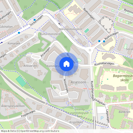 Ätravägen, Bagarmossen