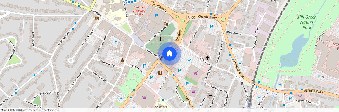 Mill Street, Cannock WS11