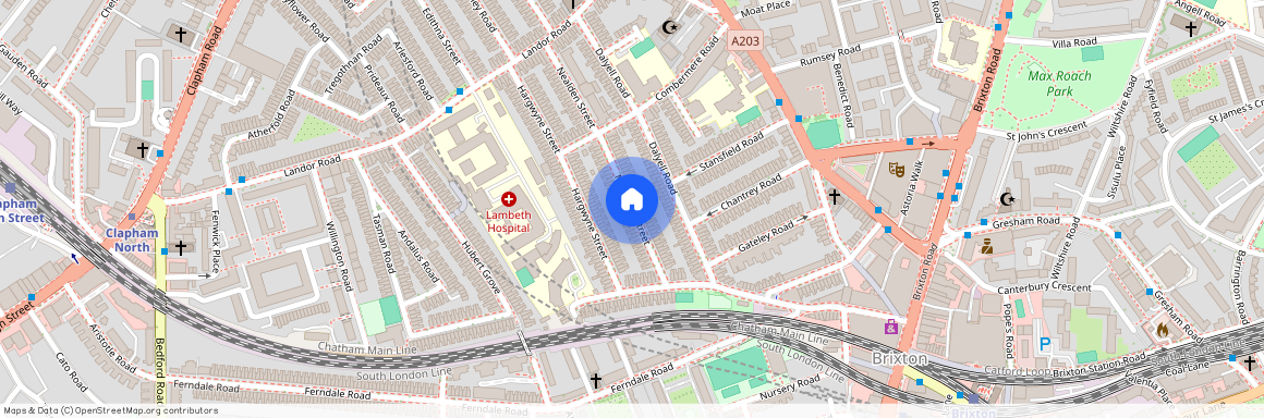 .Mordaunt Street, Clapham, London, SW9
