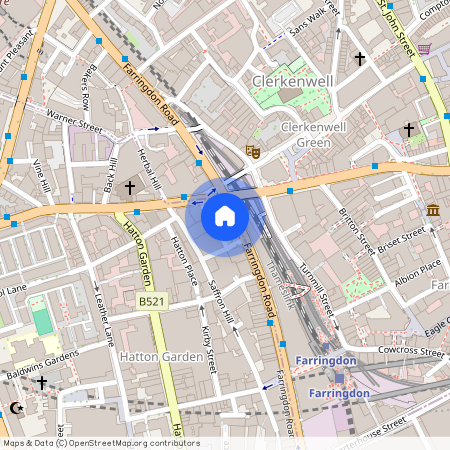 Farringdon Road, Farrington, EC1M