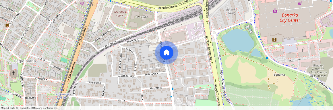 ul. Aleksandra Fredry 6, Łagiewniki, Łagiewniki-Borek Fałęcki, Kraków, małopolskie