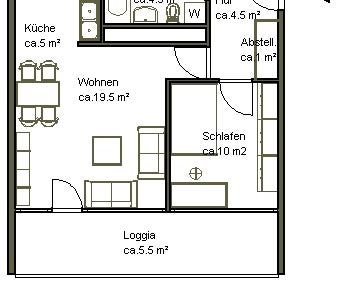 Schöne Aussichten! 2-Zimmerwohnung mit tollem Ausblick direkt am Sa... - Photo 4