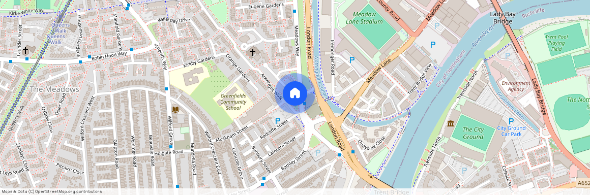 Apartment 6, Ryehill House, 119 Arkwright Walk, Nottingham, Nottinghamshire, United Kingdom, NG2 2LQ