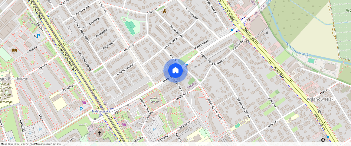 Warszawa Mokotów, Nałęczowska