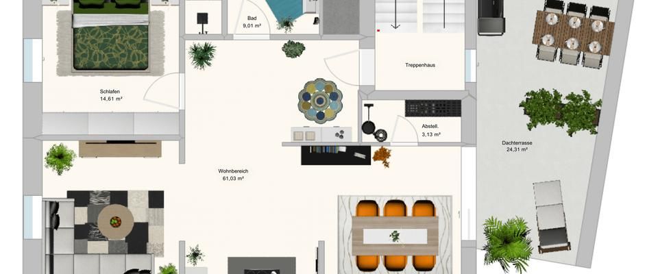 3-Zimmer-Galeriewohnung mit sonniger Dachterrasse! - Foto 1