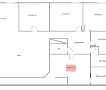 Location appartement, 1 pièce, 1 chambre, surface 36m² - Photo 1