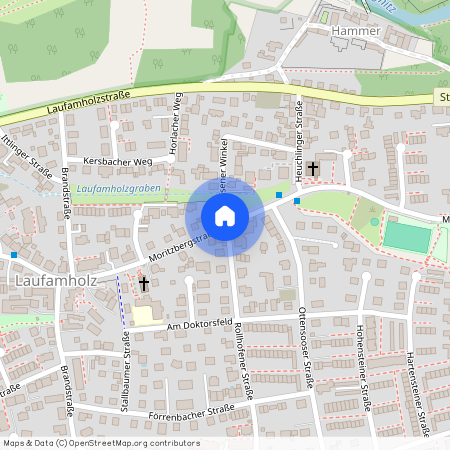 Moritzbergstraße, 90482 Nürnberg (Mittelfr) - Oststadt