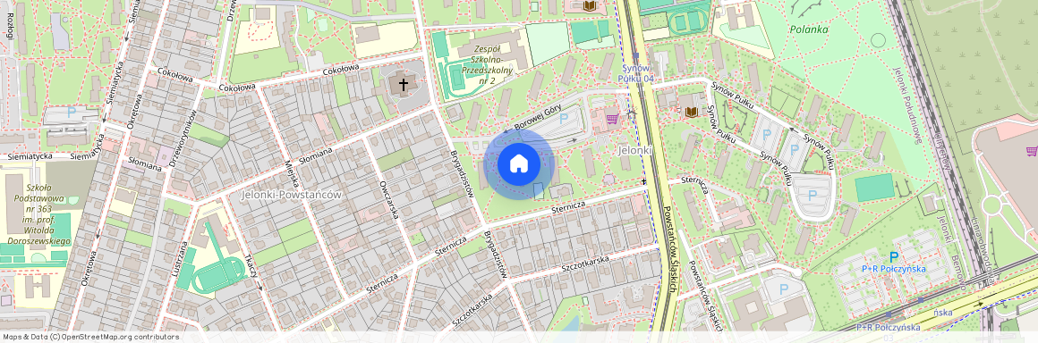 ul. Borowej Góry, Jelonki Południowe, Bemowo, Warszawa, mazowieckie