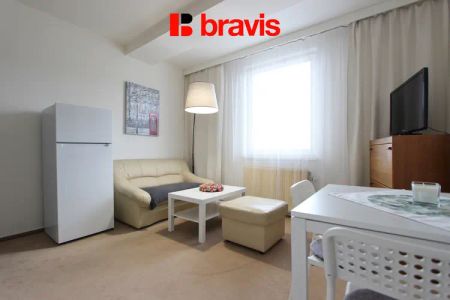 Podnájem bytu 2+kk, ulice Táborského nábřeží, Brno - Štýřice, parkovací stání v ceně, zařízený - Photo 2