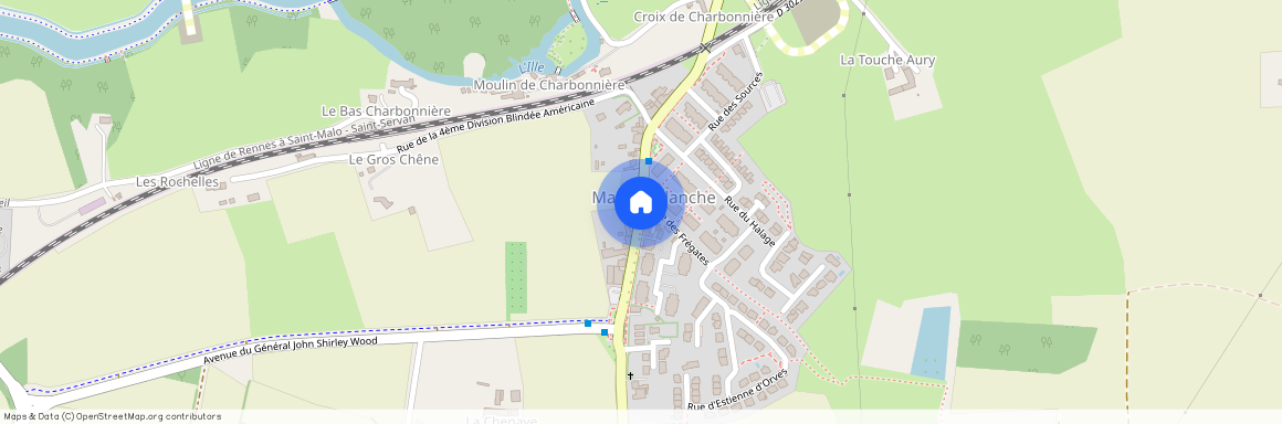 SAINT GREGOIRE / maison BLANCHE