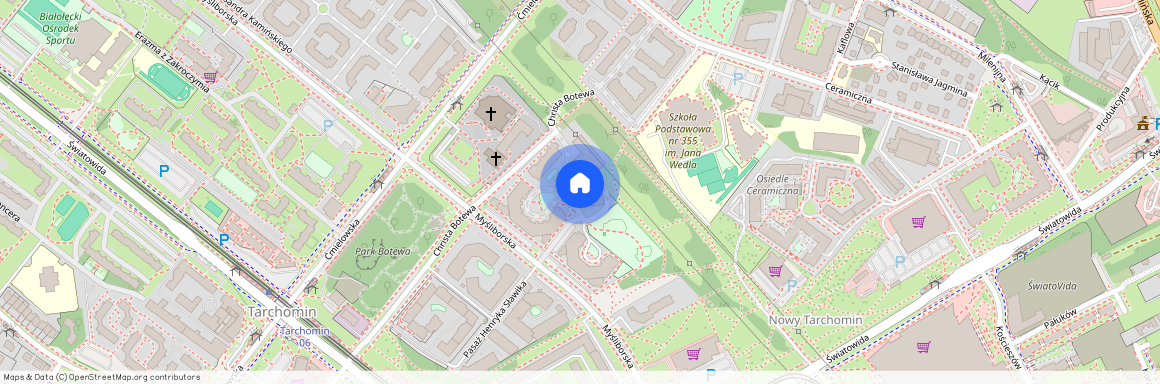 ul. Christa Botewa, Tarchomin, Białołęka, Warszawa, mazowieckie