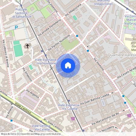 Milano, Via Baldo degli Ubaldi - Espinasse Varesina