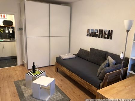 Aachen-City; Schick und modern möbl. 1 Zi-Appartm.; ruhige u. verkehrsgünst. Lage - Photo 4