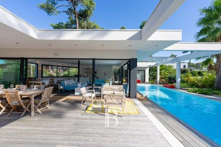 VILLA CALIFORNIA POUR 10 PERSONNES AVEC PISCINE, ARCACHON PROCHE MOULLEAU - Photo 3