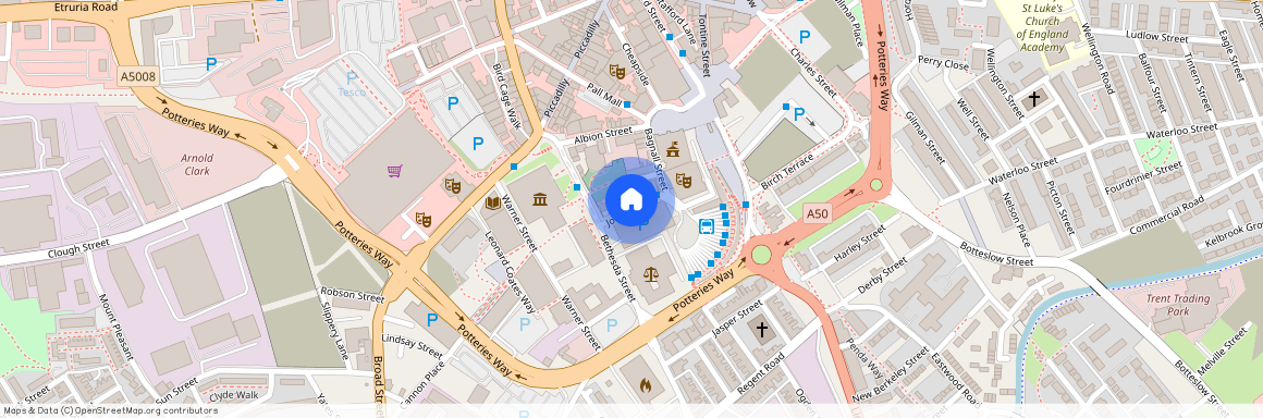 St. John Street, Stoke-on-Trent, Staffordshire, ST1