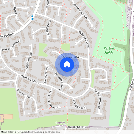 Tutbury Avenue, Perton, Wolverhampton, Staffordshire, WV6