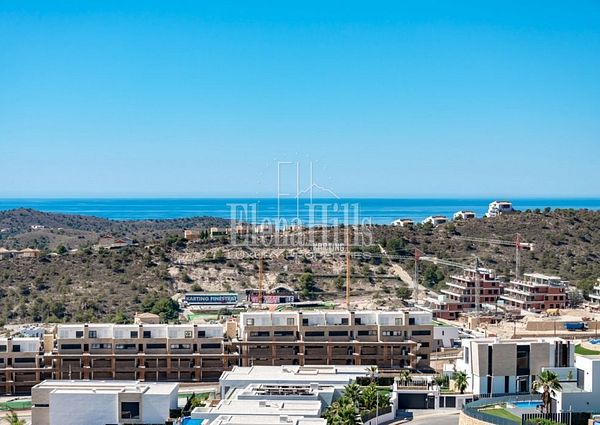 Modern duplex with sea views in Sierra Cortina, Finestrat, Benidorm, Alicante