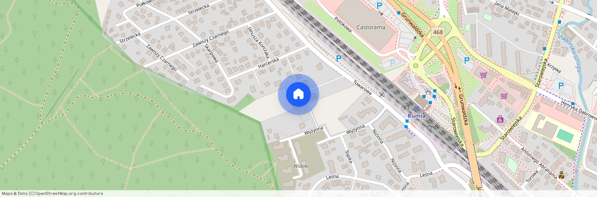 ul. Towarowa, Rumia, wejherowski, pomorskie