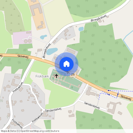 Skivevej 228, Fiskbæk - Løgstrup - Viborg - Fiskbæk Gl .Mejeri