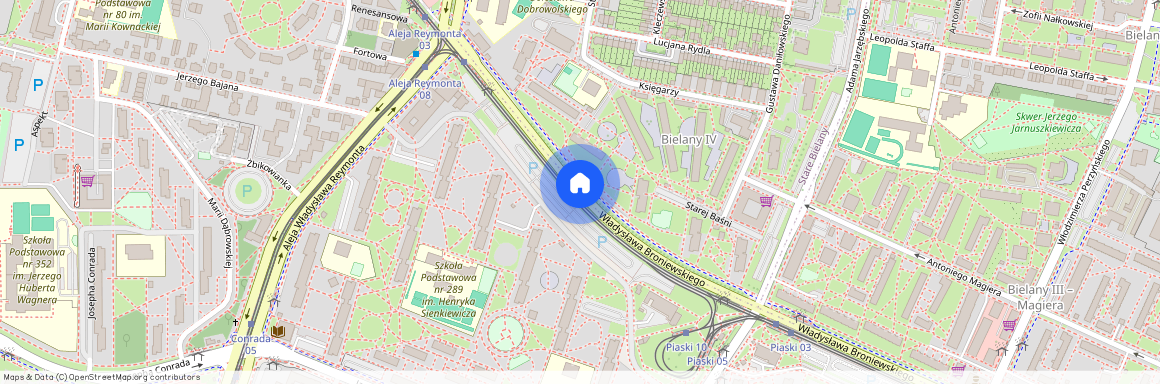 ul. Władysława Broniewskiego, Stare Bielany, Bielany, Warszawa, mazowieckie