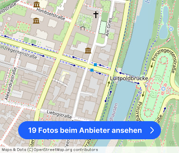 Attraktive 3 Zimmer Wohnung mit 2 Balkonen im Lehel - Foto 1