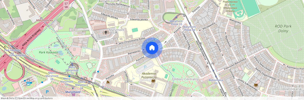 ul. Potocka, Marymont-Potok, Żoliborz, Warszawa, mazowieckie