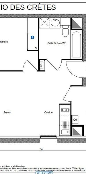 Location Appartement 2 pièces 47m² CLUSES 74300 - Photo 2