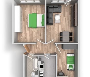 3-Raum-Wohnung Straße der Befreiung 3 - Photo 1