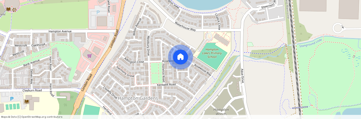 Rosewood Way, Peterborough, Hampton Gardens