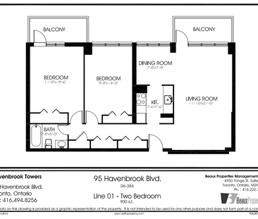 Two Bedroom Deluxe Apartment - 95 Havenbrook Blvd North York, ON M2... - Photo 2